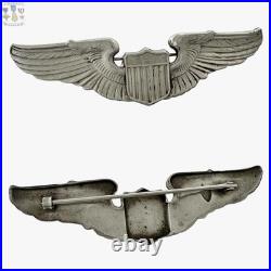 Early 1930's Us Army Air Corps Pilot Wings Badge 3-1/16 Meyer Sterling #502 Early 1930's Us Army Air Corps Pilot Wings Badge 3-1/16 Meyer Sterling #502