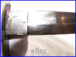 Early PRUSSIAN WW1 POLICE SWORD & LEATHER SCABBARD, & FROG
