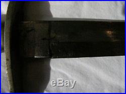 Early PRUSSIAN WW1 POLICE SWORD & LEATHER SCABBARD, & FROG