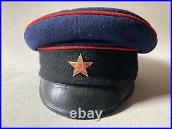 Early R. S. F. S. R. Soviet Officer's cap