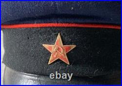 Early R. S. F. S. R. Soviet Officer's cap
