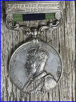 Early Vintage 1930-31 King George North West Frontier INDIA Empire Lapel Medal