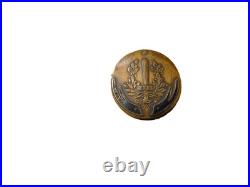 Early gruesome Italian fascist medal copper Mussolini