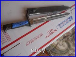 Ecuadorian model 1895 mauser rifle bayonet w scabbard SIMPSON & Co. SUHL #C5479