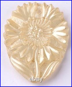 Edelweiss Flower 1st Mountain Div. Hat badge Cocarde WWII set Military Pin Glass