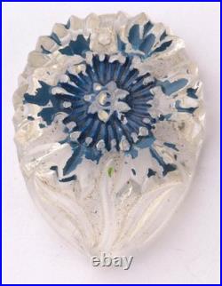 Edelweiss Flower 1st Mountain Div. Hat badge Cocarde WWII set Military Pin Glass