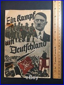Ein Kampf Un Deutschland 1933 German Book Hitler Original Rare Complete