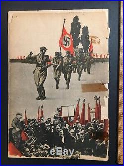 Ein Kampf Un Deutschland 1933 German Book Hitler Original Rare Complete