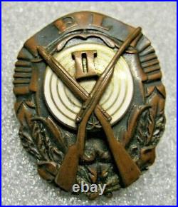 /Estonia Army SHOOTING Badge 2nd cl. Pre ww2, Roman Tavast