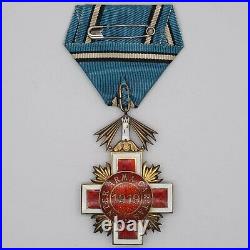 Estonia Medal Order of the Estonian Red Cross 5th class with case