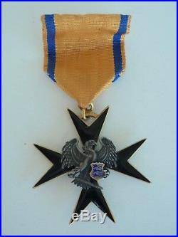 Estonia Order Of The Black Eagle Knight Grade. Rare Vf+