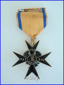 Estonia Order Of The Black Eagle Knight Grade. Rare Vf+