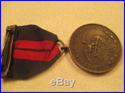 Excellent Condition USMC 1919-1920 Haitian Campaign Medal, Plain Number 707, NR