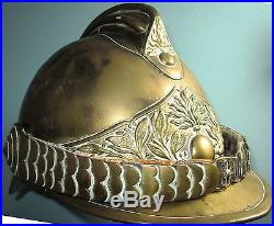 Experiment french ca 1910 brass helmet casque Stahlhelm casco elmo