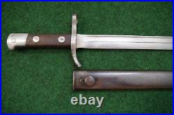 FINNISH BAYONET M 1930 sk WITH ORIGINAL SCABBARD