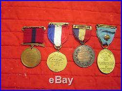 Four Medal Group To Alverne P. Beer, Usmc, Gc Medal Named, And 3 Other Rarities