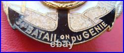 FRANCE Engineering 34° Engineering battalion telegraph engineers L. AUBERT Badge