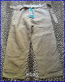 FRENCH MILITARIA 1930s MEN ARMY PANTS DATED 1935 STAMPED MUSEUM PIECE MINTL