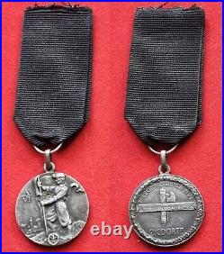 Fascist Silver Medal Coloniale Libia Cirenaica Legione Libica Cc. Nn. Ii^berenice