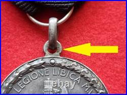Fascist Silver Medal Coloniale Libia Cirenaica Legione Libica Cc. Nn. Ii^berenice