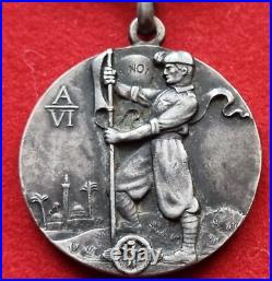 Fascist Silver Medal Coloniale Libia Cirenaica Legione Libica Cc. Nn. Ii^berenice