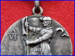 Fascist Silver Medal Coloniale Libia Cirenaica Legione Libica Cc. Nn. Ii^berenice