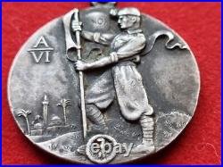 Fascist Silver Medal Coloniale Libia Cirenaica Legione Libica Cc. Nn. Ii^berenice