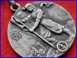 Fascist Silver Medal Coloniale Libia Cirenaica Legione Libica Cc. Nn. Ii^berenice