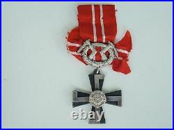 Finland Liberty Cross Medal 4th Class 1941. Rare Vf+