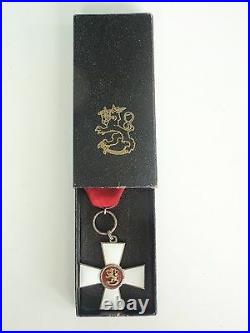 Finland Order Of The Lion Knight Grade. Cased. Rare Ef