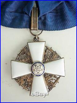Finland Order Of The Rose Commander Grade. Rare Ef