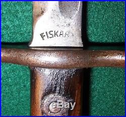 Fiskars M/29 Bayonet Fluted Scabbard Finland Finnish