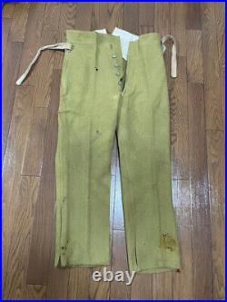 Former Japanese army original KAI45 trousers TAISHO WW? Military IJA IJN RARE