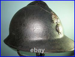 French Adrian M26 helmet WW2 gendarme polize casque stahlhelm casco elmo