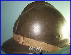French Adrian M26 helmet civil defence DP WW2 casque stahlhelm casco elmo