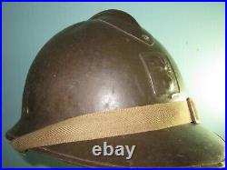 French Adrian M26 helmet civil defence DP WW2 casque stahlhelm casco elmo