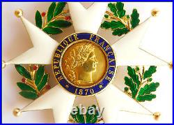 French LEGION OF HONOR 18K Gold Commander's Neck Badge 3rd Republic (1870-1951)