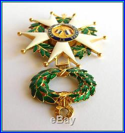French LEGION OF HONOR 18K Gold Commanders Neck Badge 3rd Republic (1870-1951)