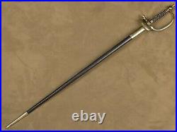 French Polytechnique School Epée Sword Model 1872 Early 20th Century Very Nice