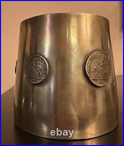 French Trench Art Artillery Shell Brass Lamp Shade