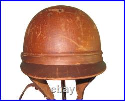 French helmet for motocyclist/ aviator interbellum casque stahlhelm casco elmo