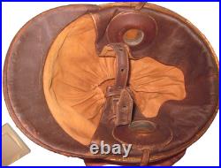 French helmet for motocyclist/ aviator interbellum casque stahlhelm casco elmo