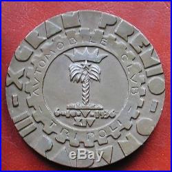 Futurismo Fascist Medal X° Gran Premio Automobile Club Italiano 1936 A Tripoli