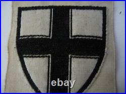 GERMAN FREIKORPS GRENZSCHUTZ OST 1919 SLEEVE PATCH ORIGINA Strip of 2