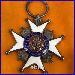 GERMANY/ HANNOVER Order of ERNST AUGUSTUS Ins. In 1839 (Discont. In 1866 Rare)
