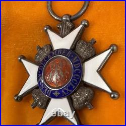 GERMANY/ HANNOVER Order of ERNST AUGUSTUS Ins. In 1839 (Discont. In 1866 Rare)