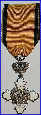 GREECE / Medal Order of Phoenix, Silver Cross Knight 5th Class, by Huguenin