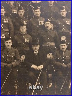 Gen Sir John Maxwell Interwar Black Watch Photo Plaque 1916 Easter Rising 5pc