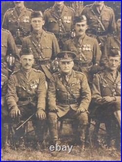 Gen Sir John Maxwell Interwar Black Watch Photo Plaque 1916 Easter Rising 5pc