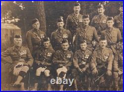 Gen Sir John Maxwell Interwar Black Watch Photo Plaque 1916 Easter Rising 5pc
